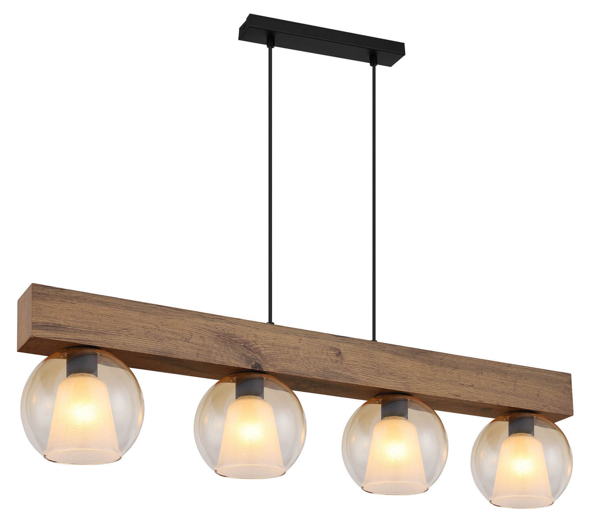 Suspension Barry I noire mat (15773-4H)