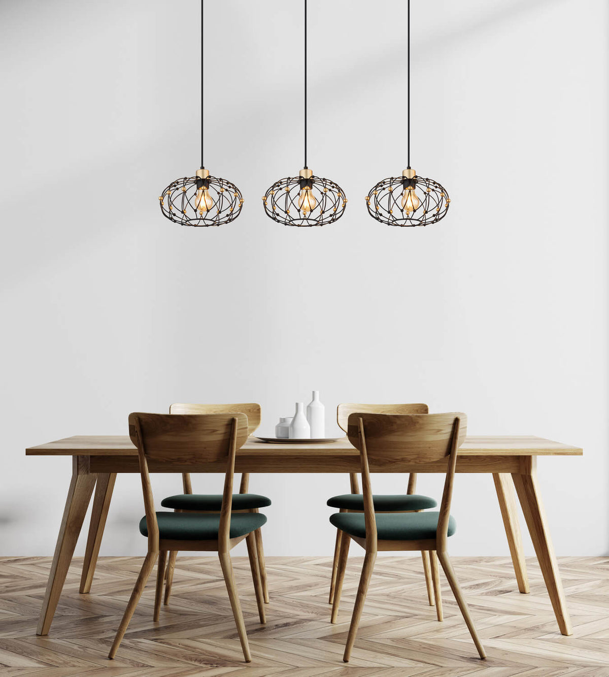 Suspension Greys noire mat (15966-3H)