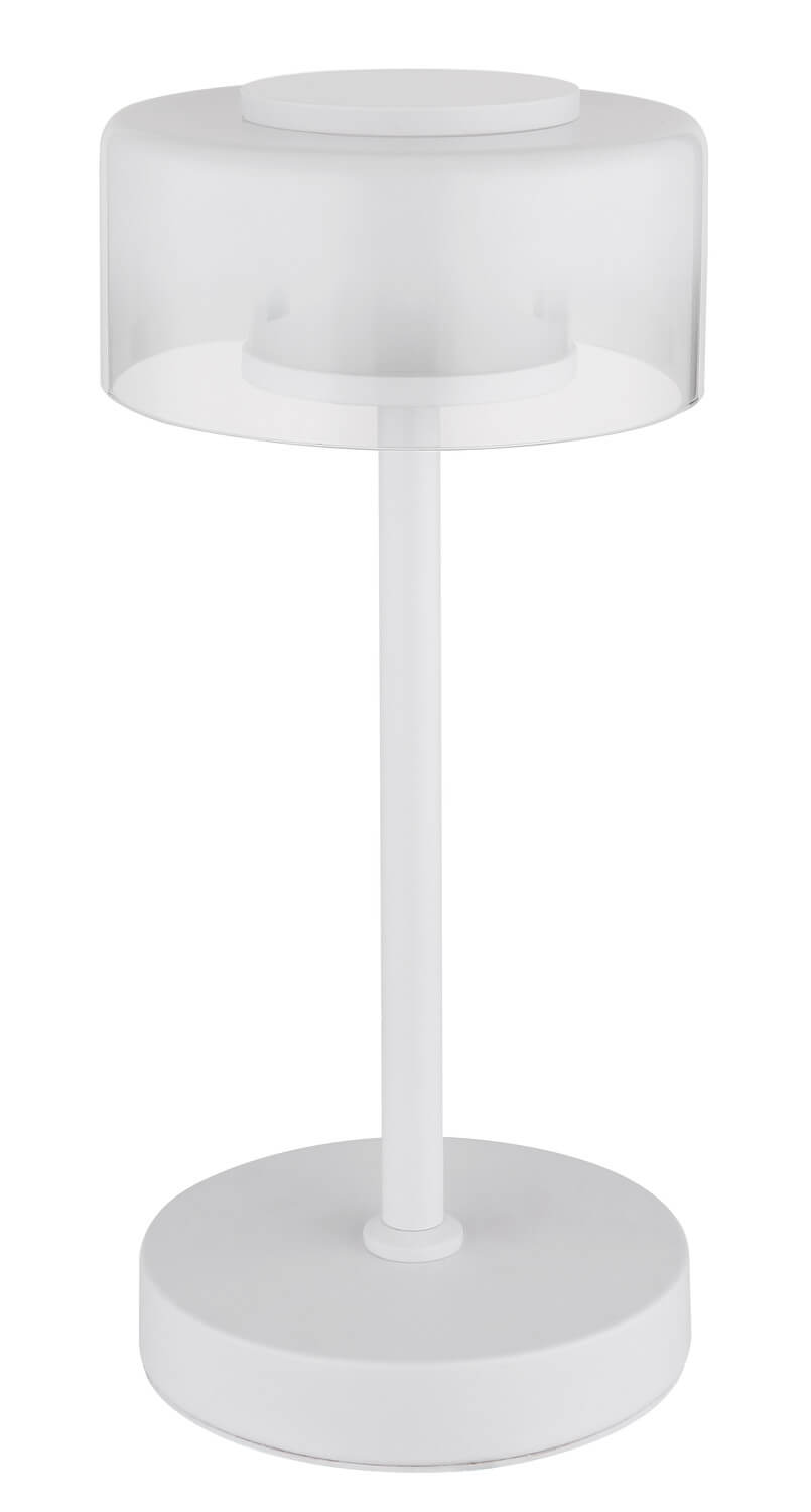 Lampe à poser Belinda blanche mat
