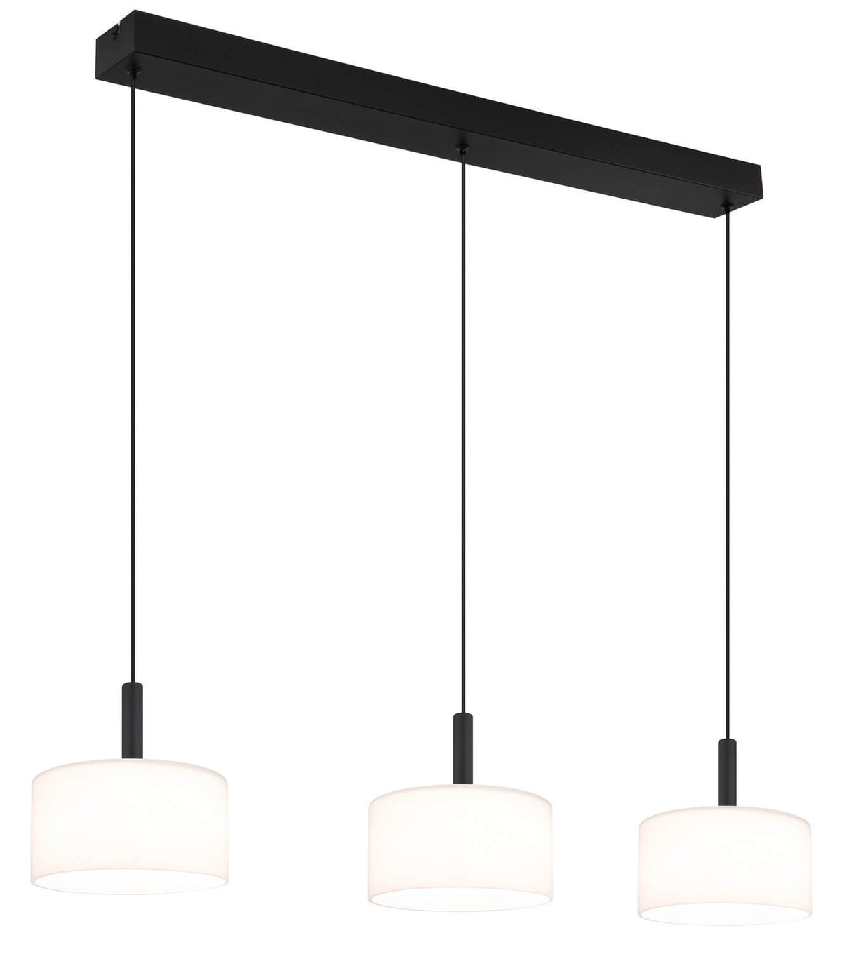 Suspension Trenton noire mat
