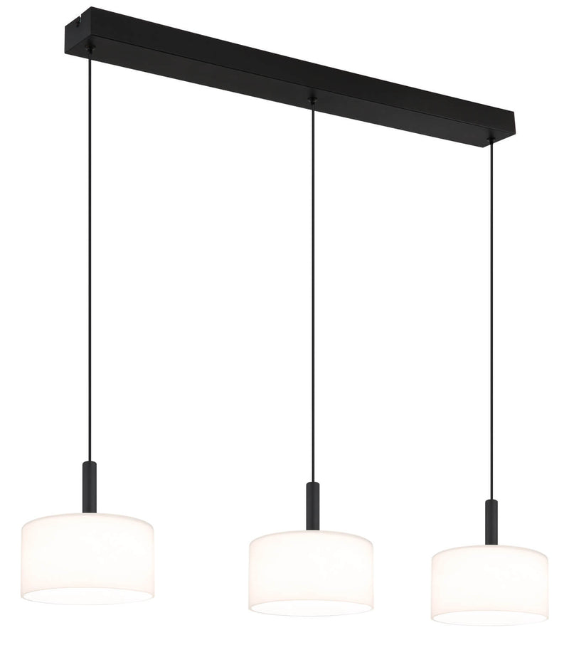 Suspension Trenton noire mat