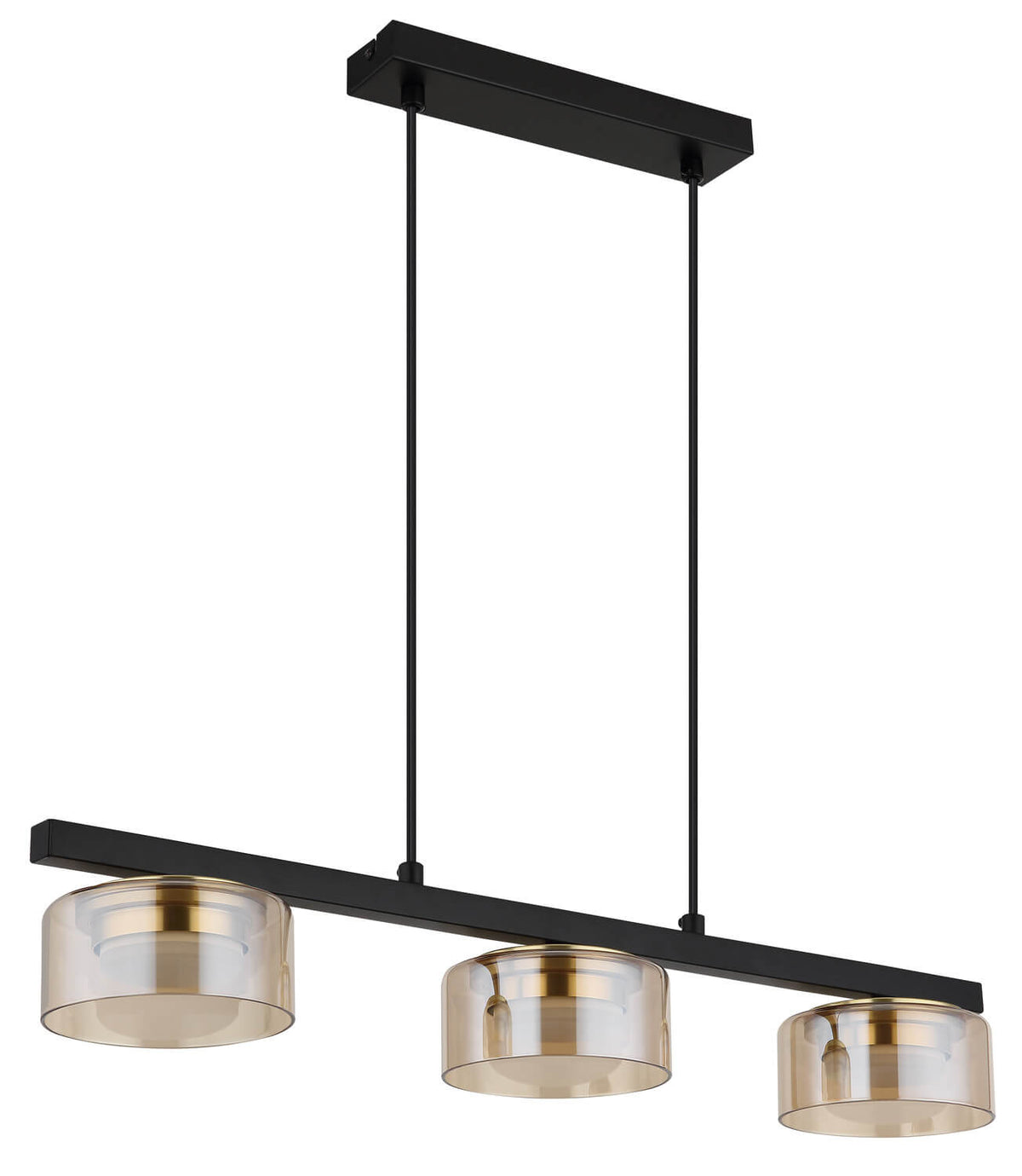 Suspension Higgins noire mat (16055-3HG)
