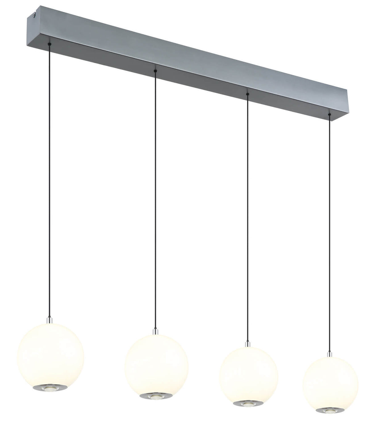 Suspension Simmons grise, H 150 cm (16062-4H)