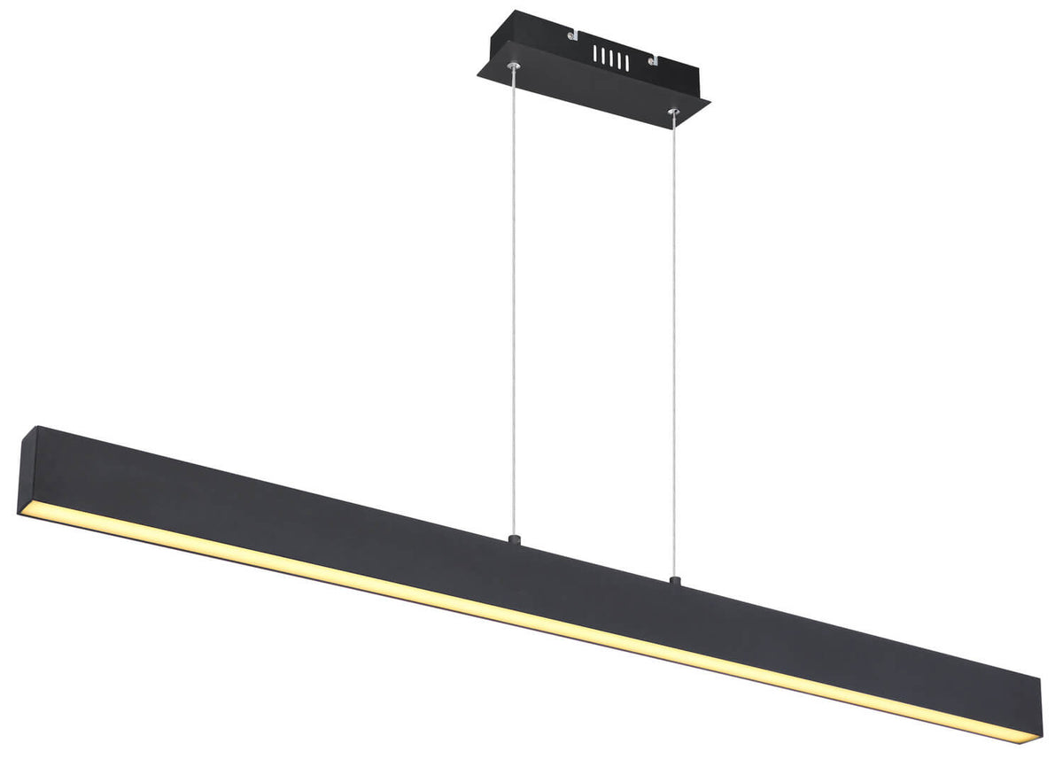 Suspension Verena noire mat