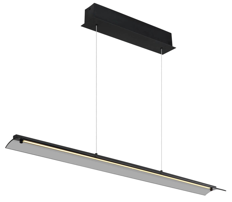 Suspension Muriella noire mat
