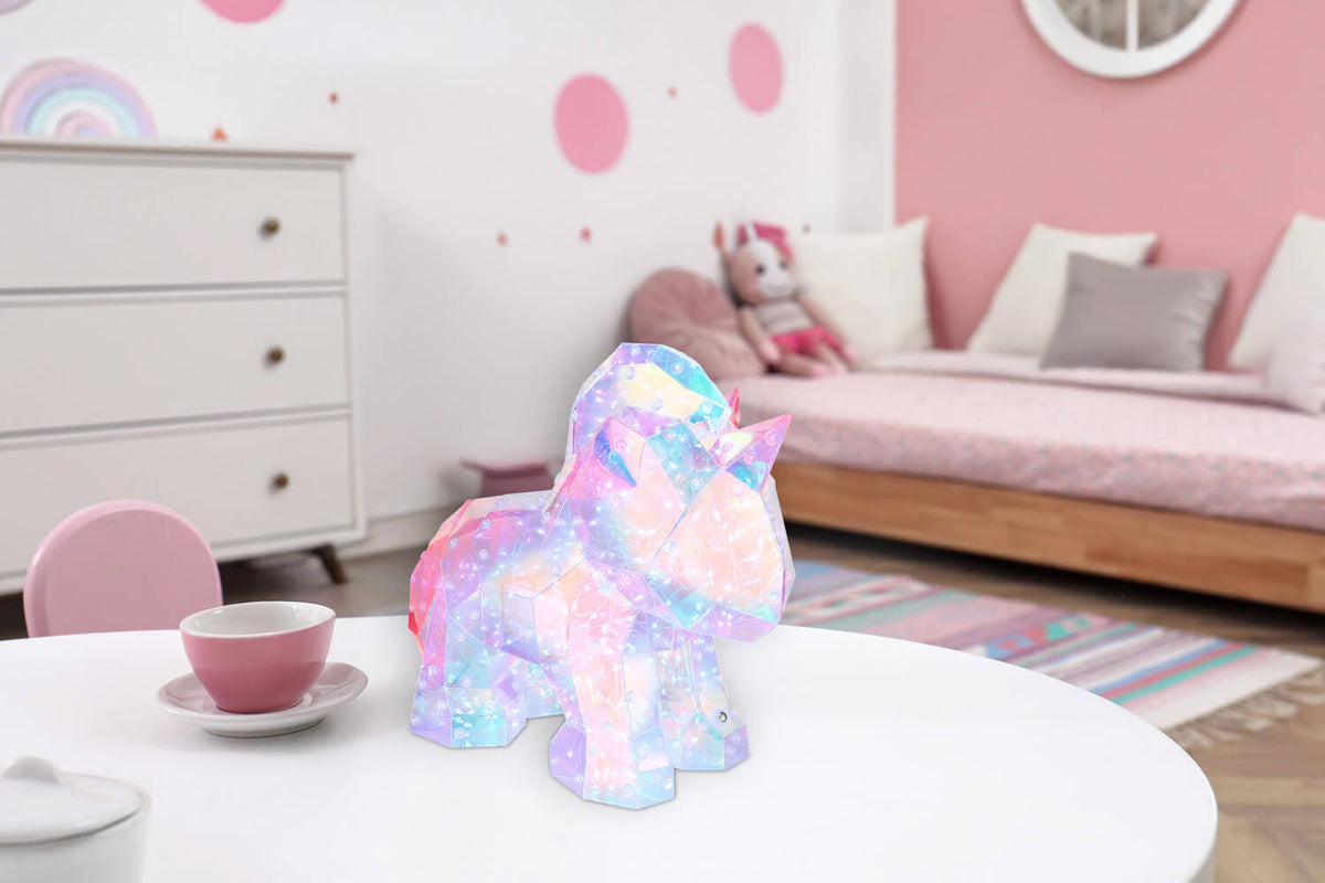 Lampe à poser Brondar transparente, L 30 cm (28088N)