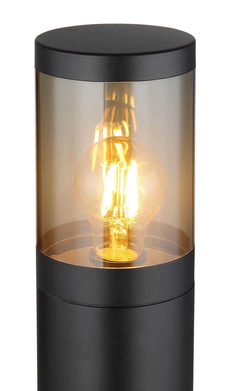 Luminaire extérieur Xeloo noir mat et inox