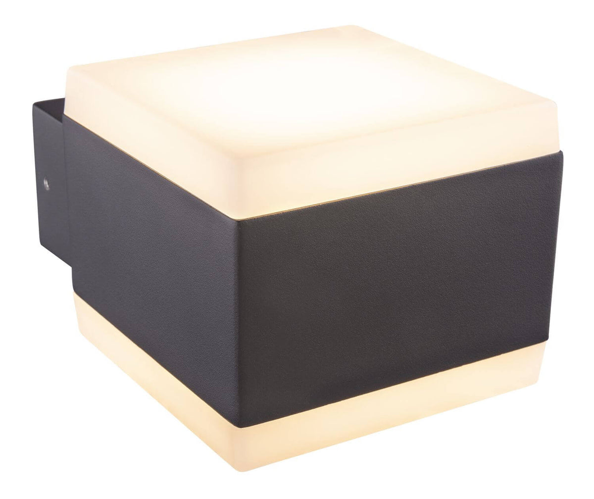 Luminaire extérieur Slice anthracite et aluminium