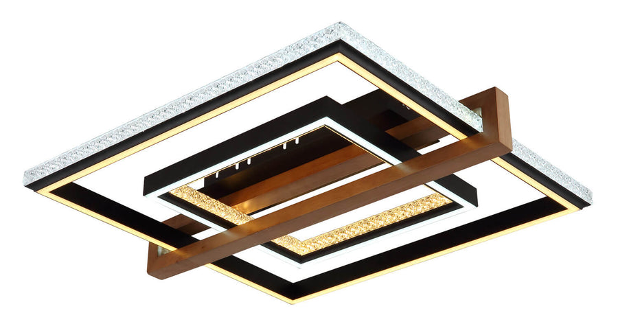Plafonnier Deloris noir mat (48137)
