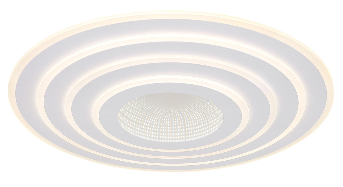 Plafonnier Jocelyn blanc mat, Ø 70 cm
