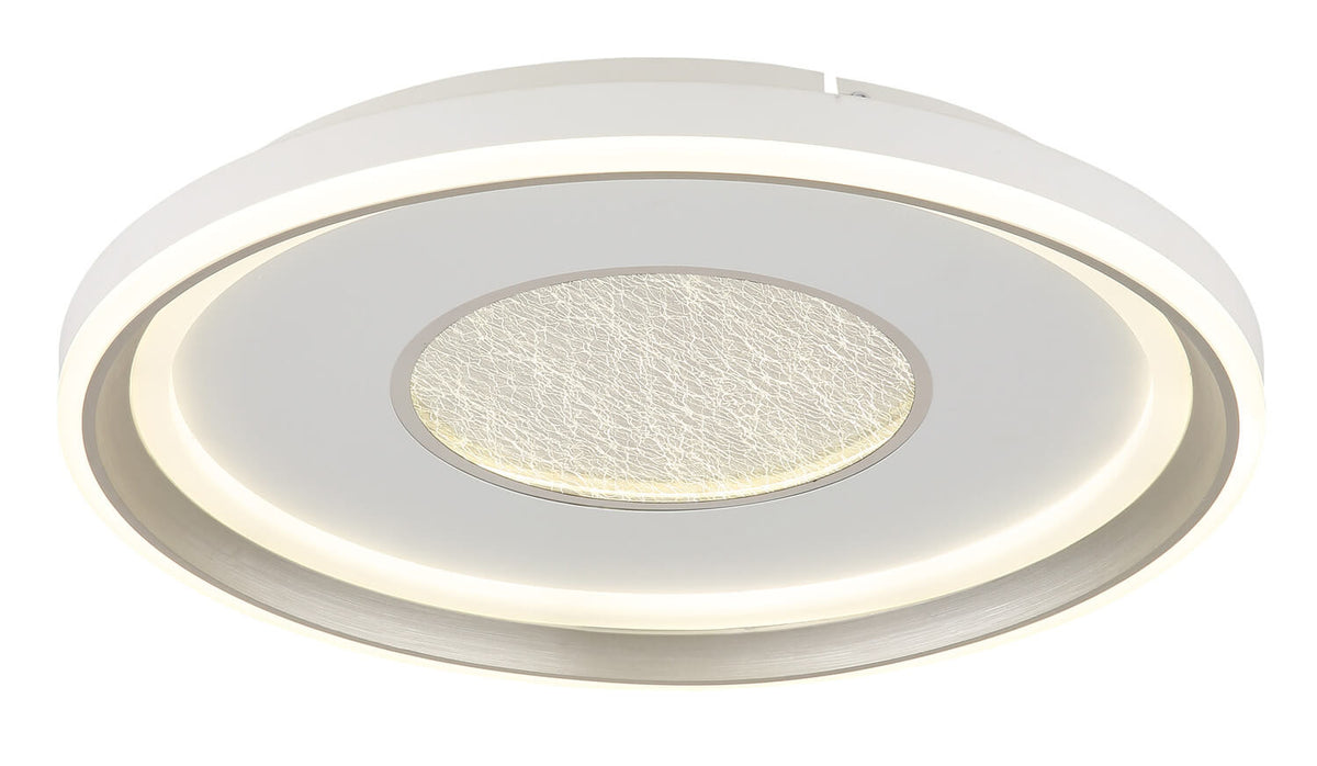Plafonnier Eila blanc mat
