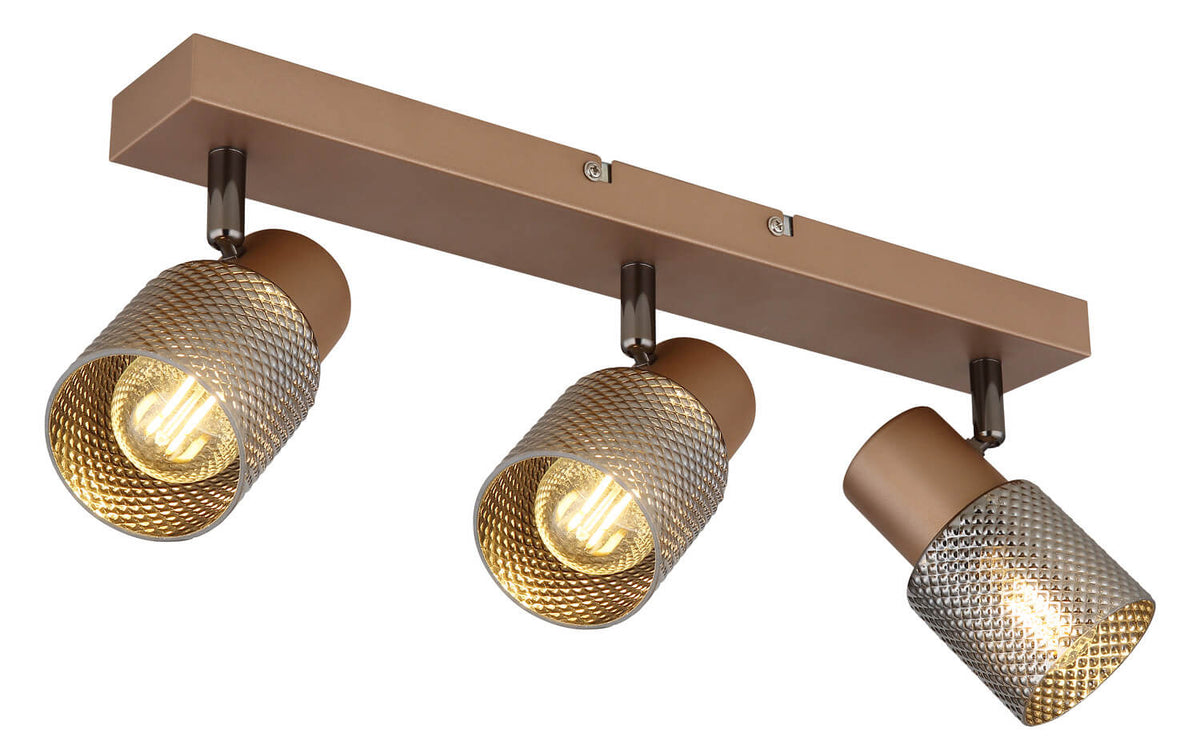 Spot Satella marron, L 41 cm