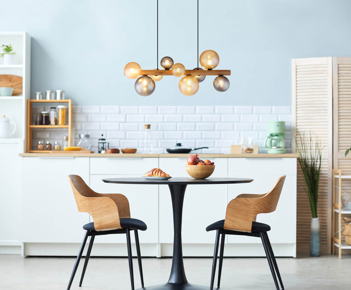 Suspension Riha noire mat