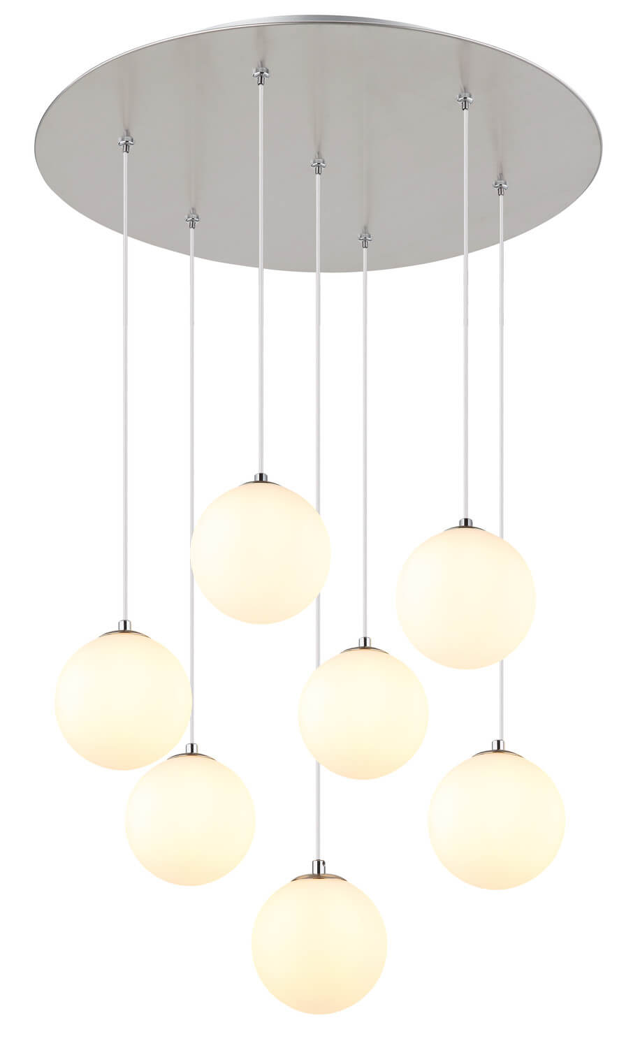 Suspension Riha nickel satiné