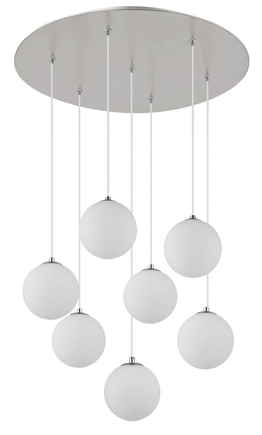 Suspension Riha nickel satiné