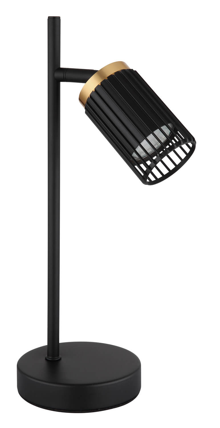 Vue rapprochée du panier cylindrique, grille métallique interne et liseré doré