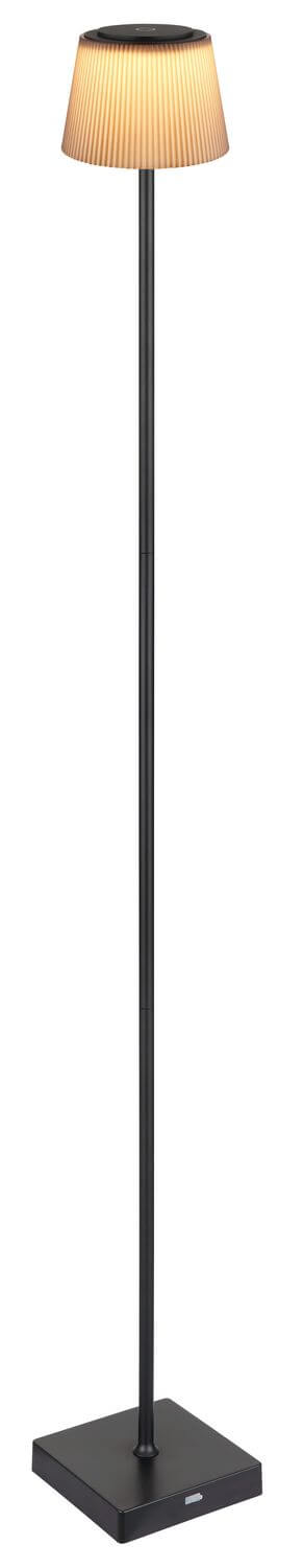 Lampadaire extérieur Gregoir noir mat (58434SBB)