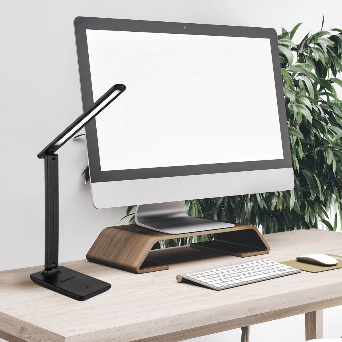 Lampe à poser Brighton noire mat (58439S)