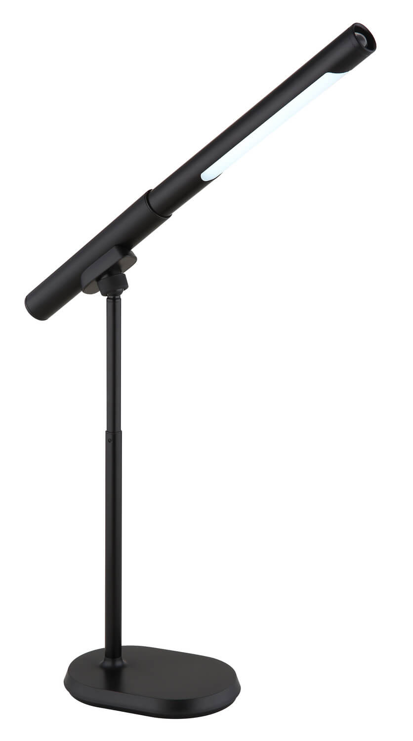 Produit sur fond blanc avec éclairage LED blanc froid allumé