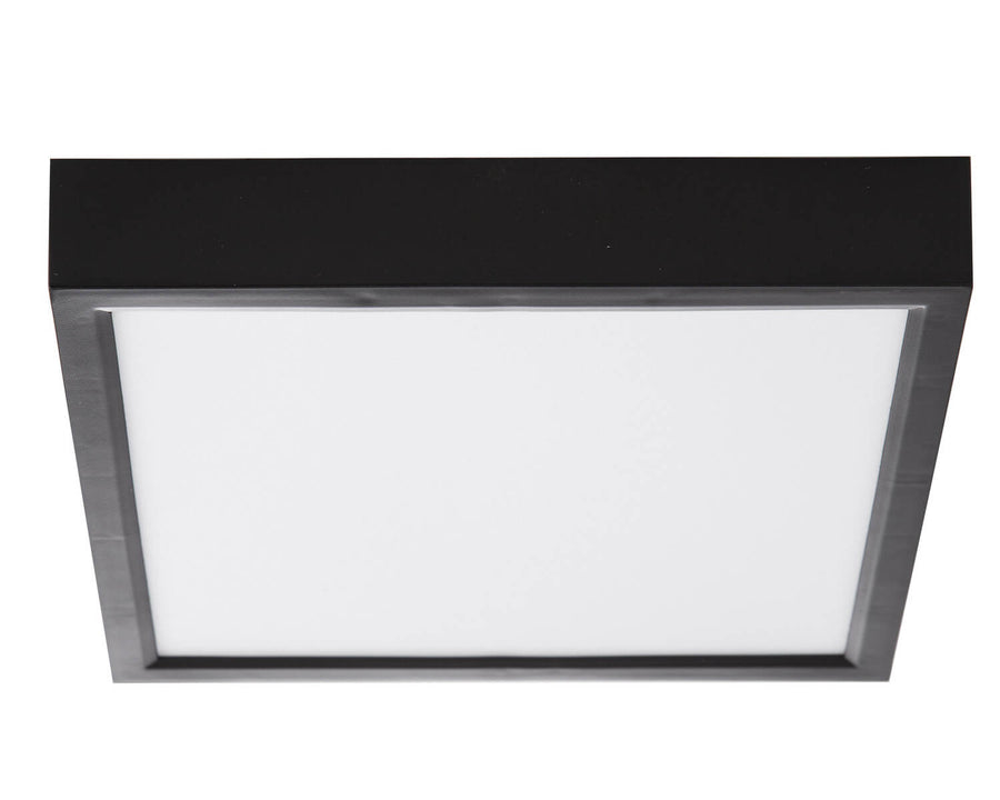Plafonnier Puccy noir, L 23 cm