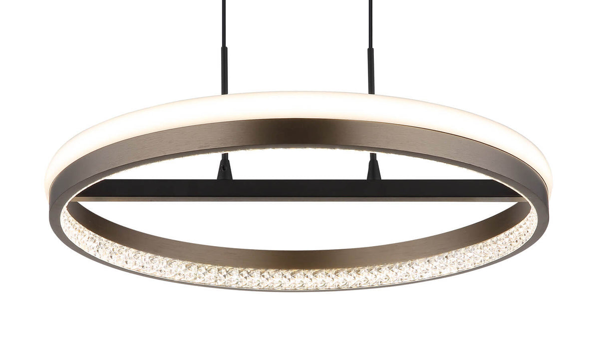 Suspension Della noire mat (67179H)
