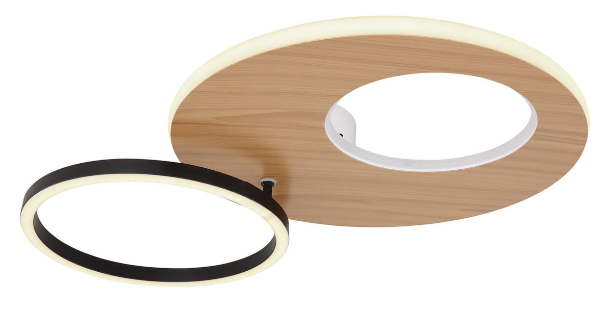Plafonnier Forsi blanc mat