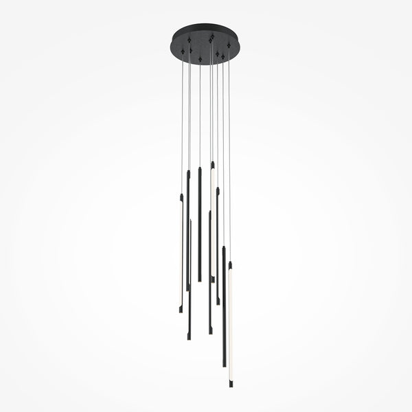 Light stick black pendant light