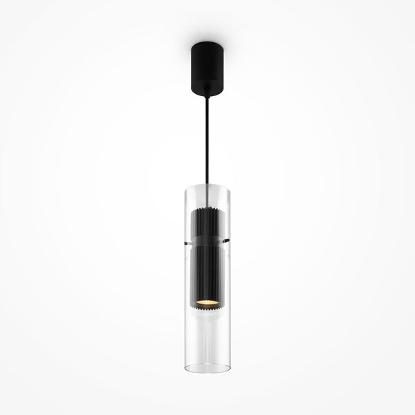 Dynamics black pendant light
