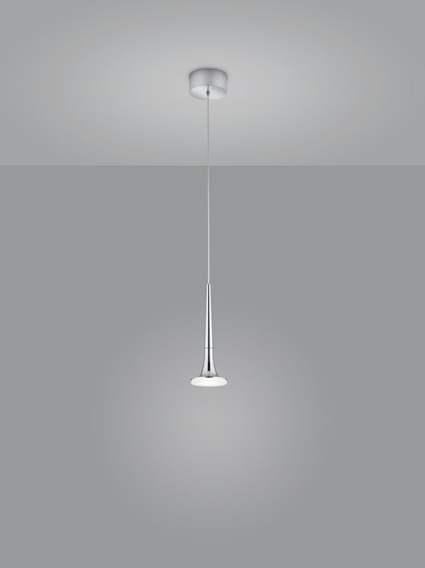 Suspension luminaire | Flute Chromée
