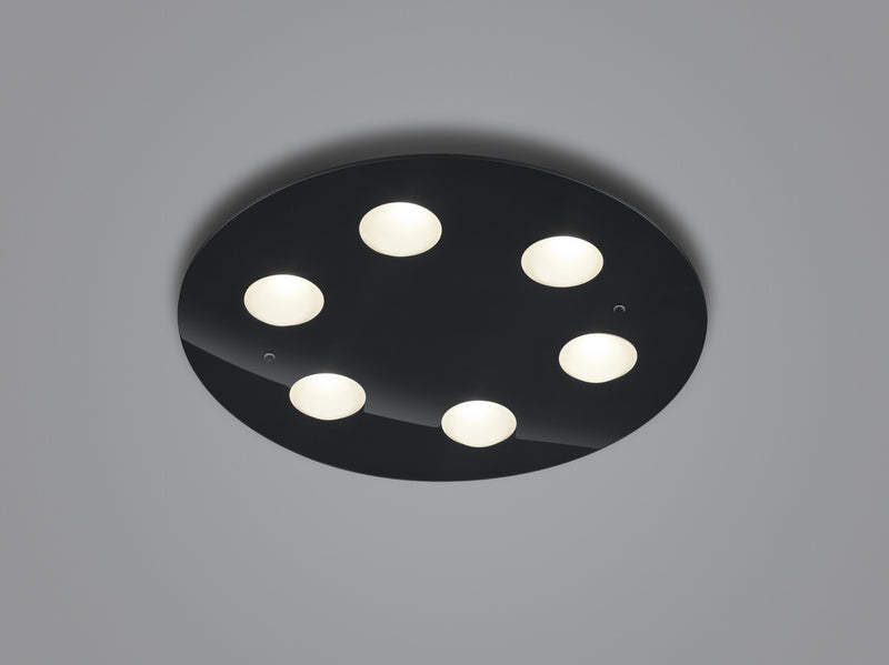 Plafonnier LED | Nomi Noir Ø 49 cm