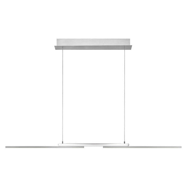 Suspension luminaire | More Nickel L 130 cm