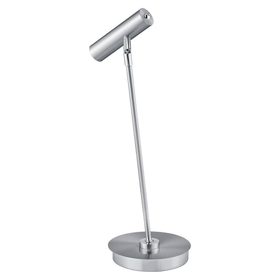 Lampe à poser Tom nickel satiné