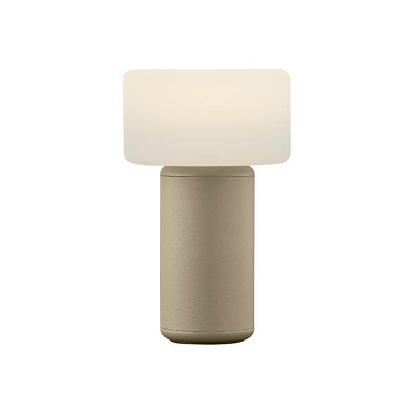 Lampe à poser sans fil Tiny beige, H 13 cm