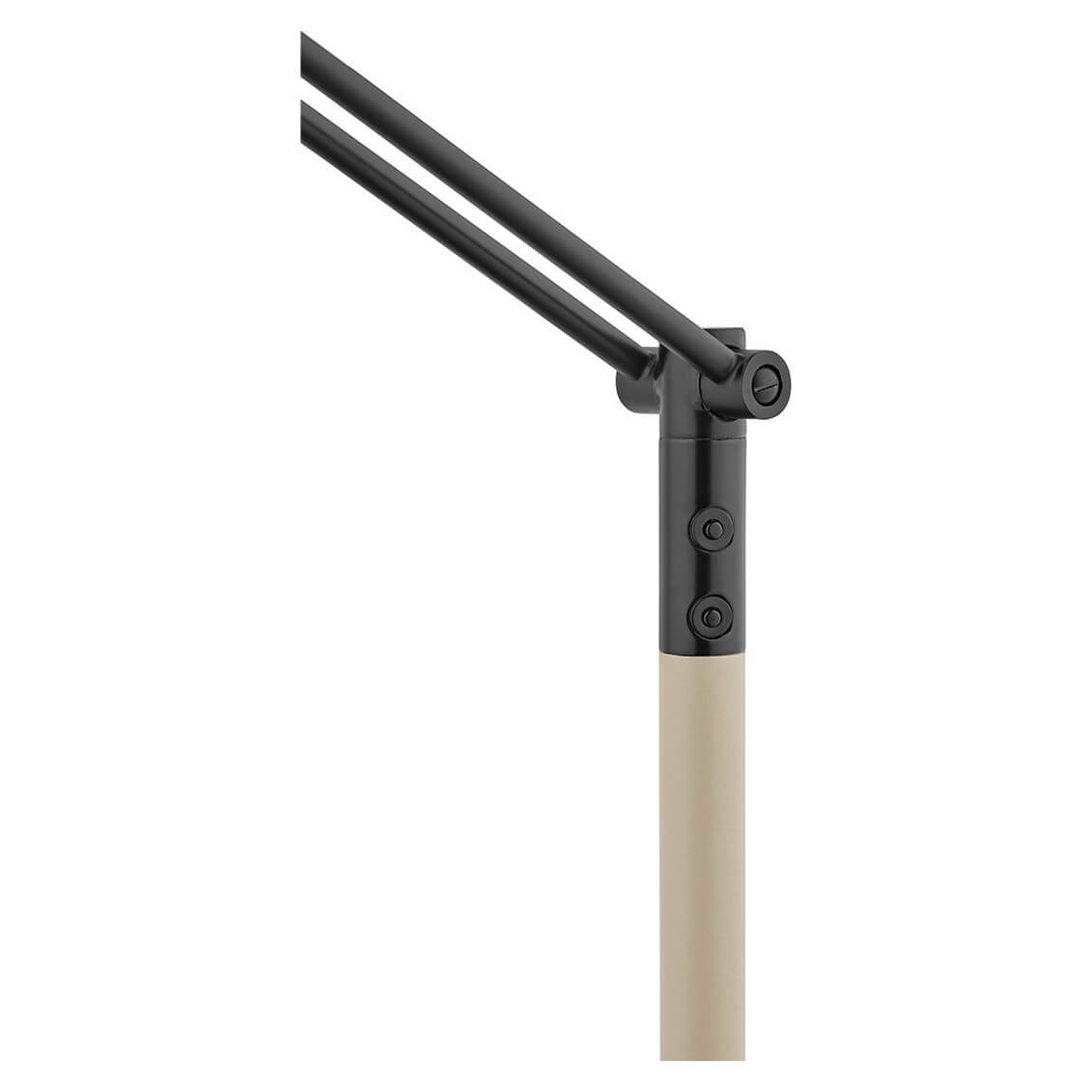 Lampadaire Evolo taupe, H 110 cm