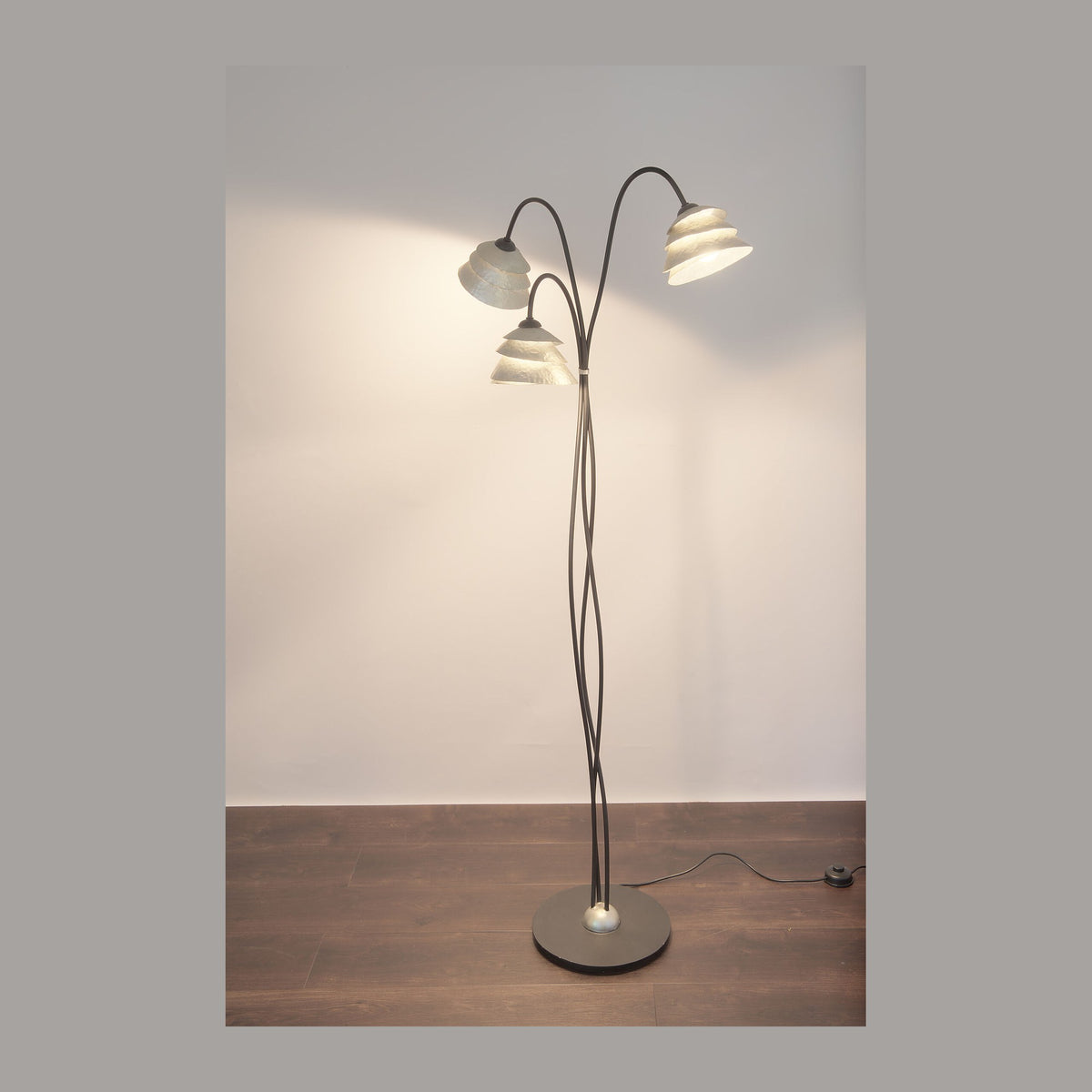 Lampadaire Snail One 3 lumières