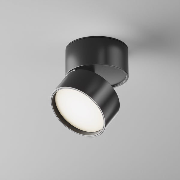 Onda black ceiling light