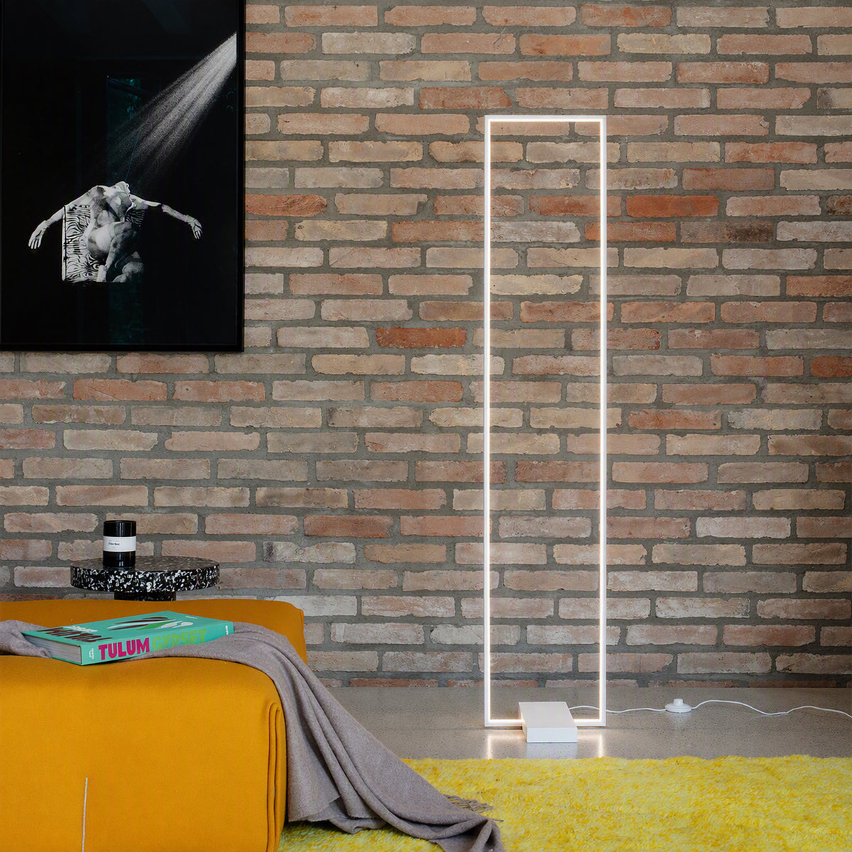 Lampadaire Frame blanc