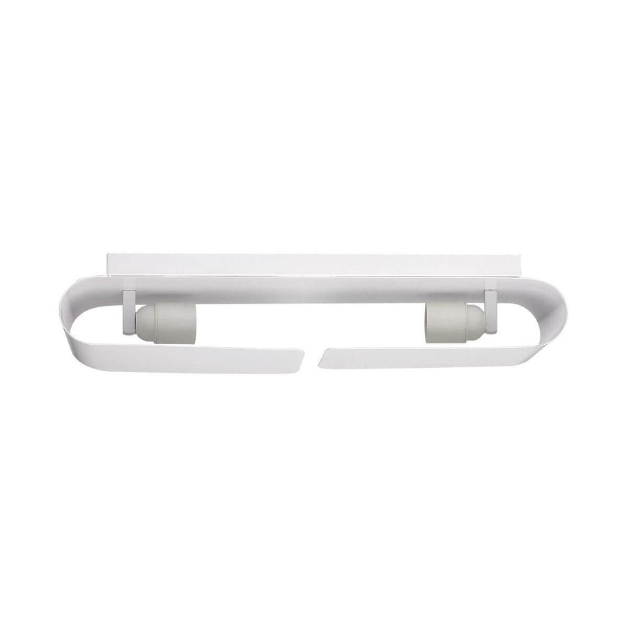 Vue arrière montrant le support mural et les deux douilles apparentes du luminaire.