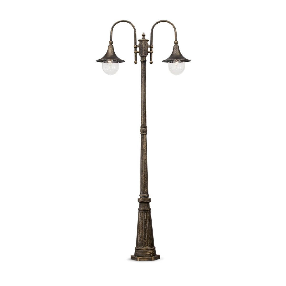 Lampadaire extérieur Cima 2 lumières noir