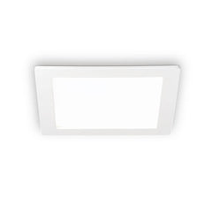 Spot encastrable Groove blanc, L 11,8 cm