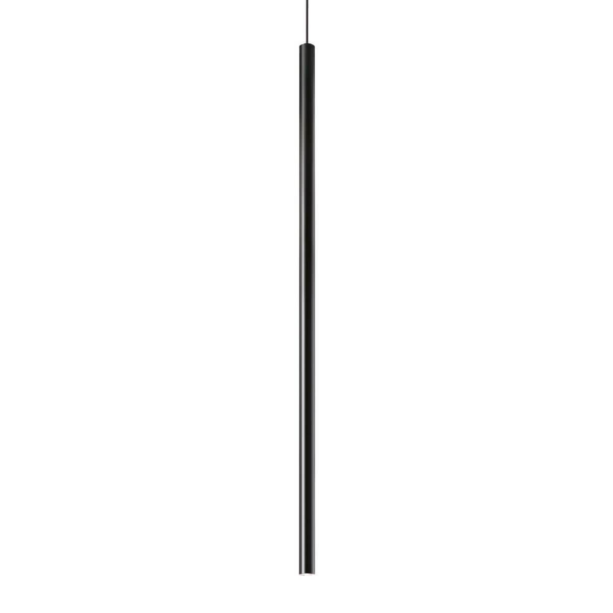 Suspension Ultrathin noire, H 100 cm