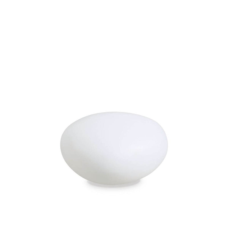 Lampadaire extérieur Sasso blanc, L 25 cm
