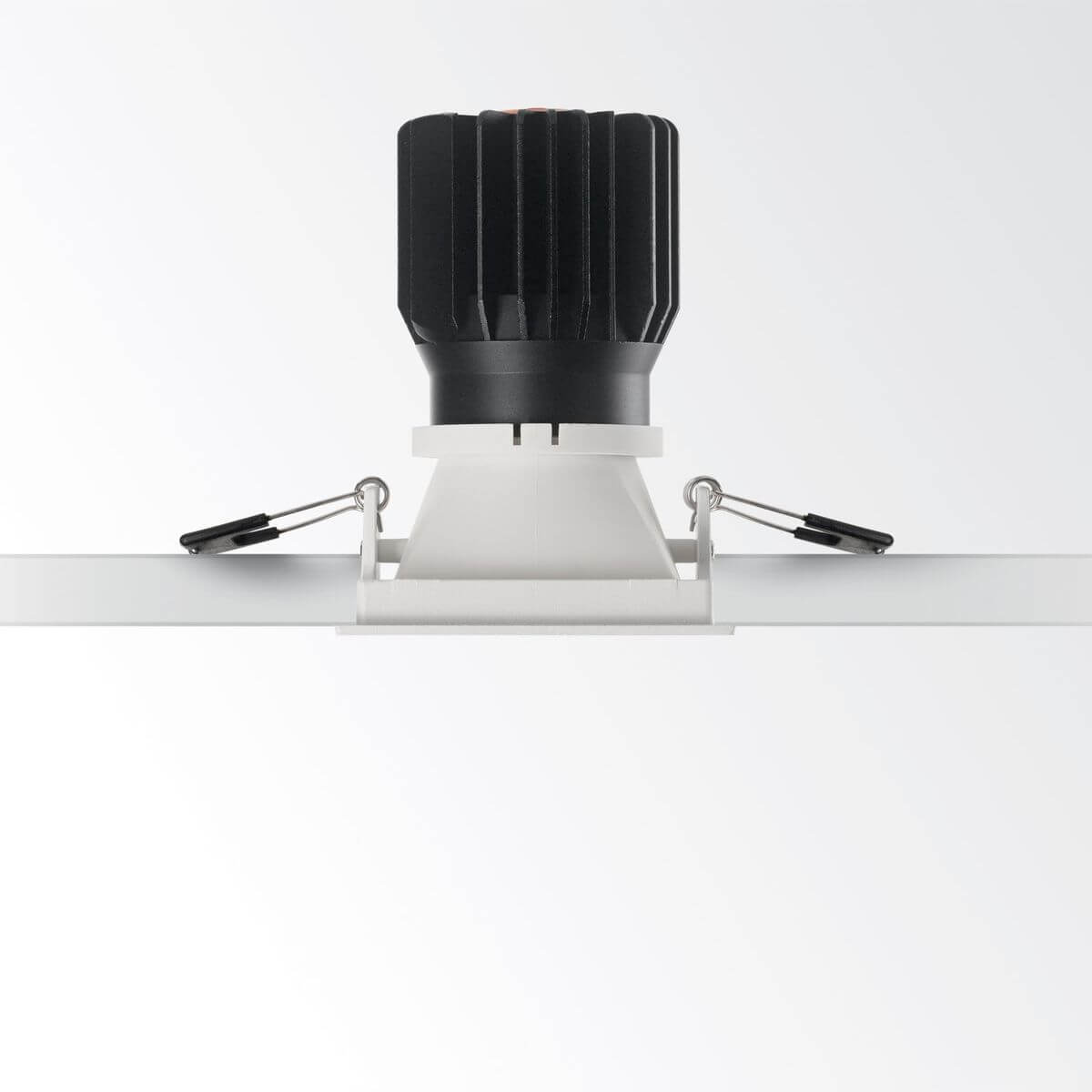 Spot encastrable Game blanc, L 8,4 cm