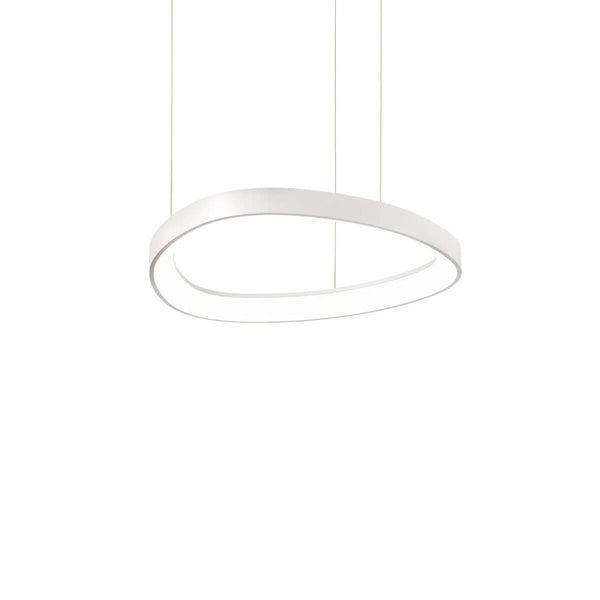 Suspension Gemini blanche, L 42,5 cm