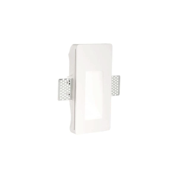 Spot encastrable Walky blanc, plâtre, L 16,6 cm