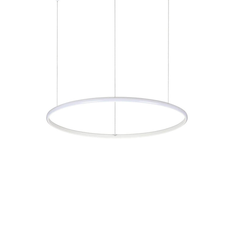 Suspension Hulahoop blanche, Ø 61 cm