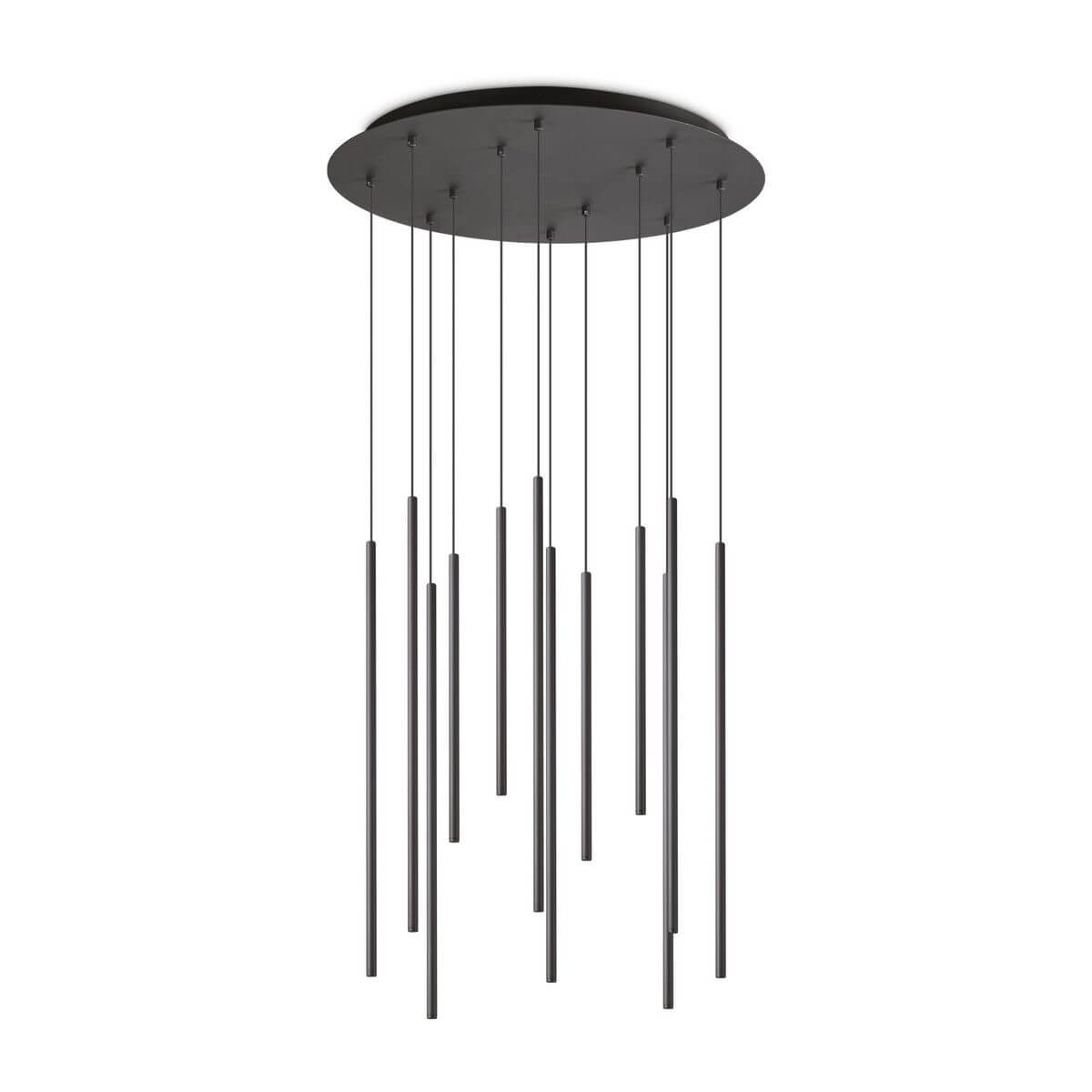 Suspension Filo noire, H 80 cm