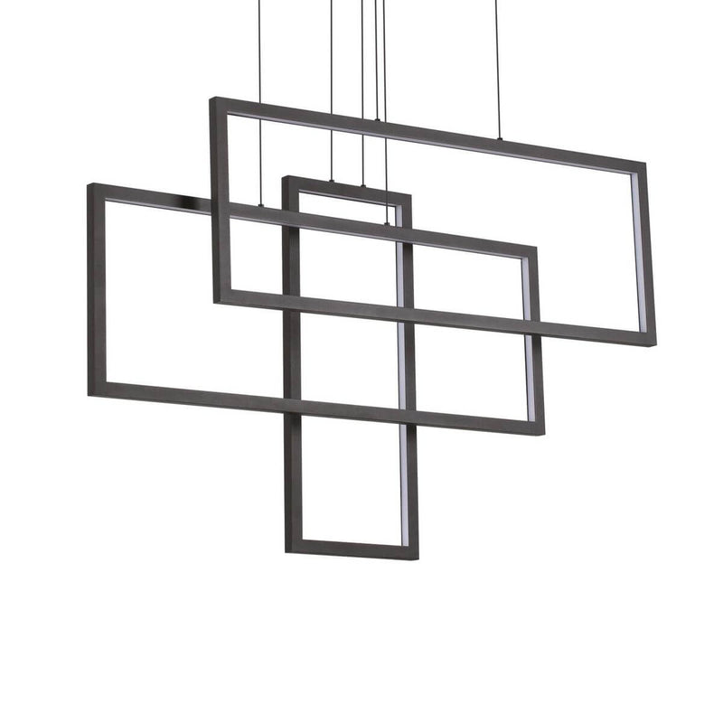 Suspension Frame noire, L 102,5 cm