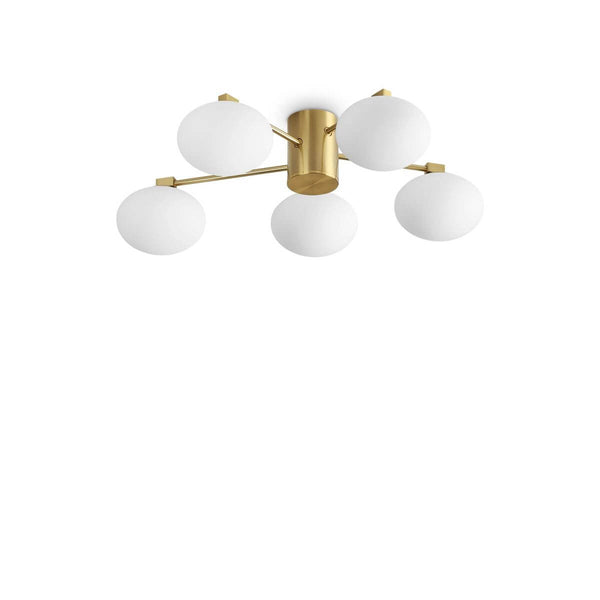 Luminaire plafonnier | Hermes Laiton Ø 60 cm