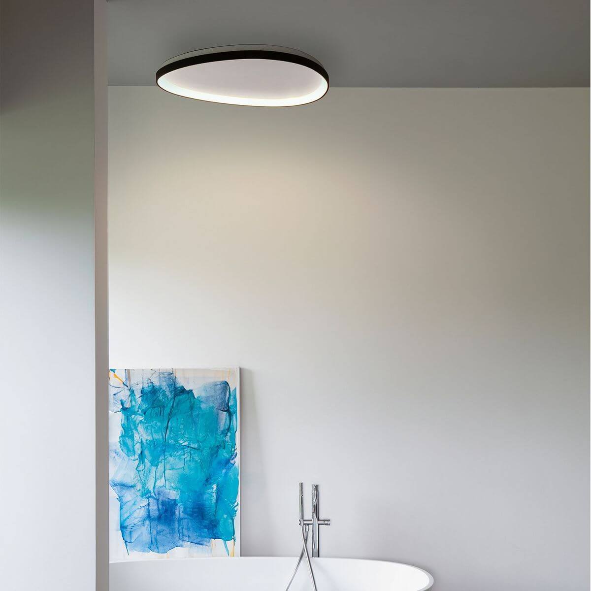 Plafonnier Gemini noir, Ø 81 cm (328089)